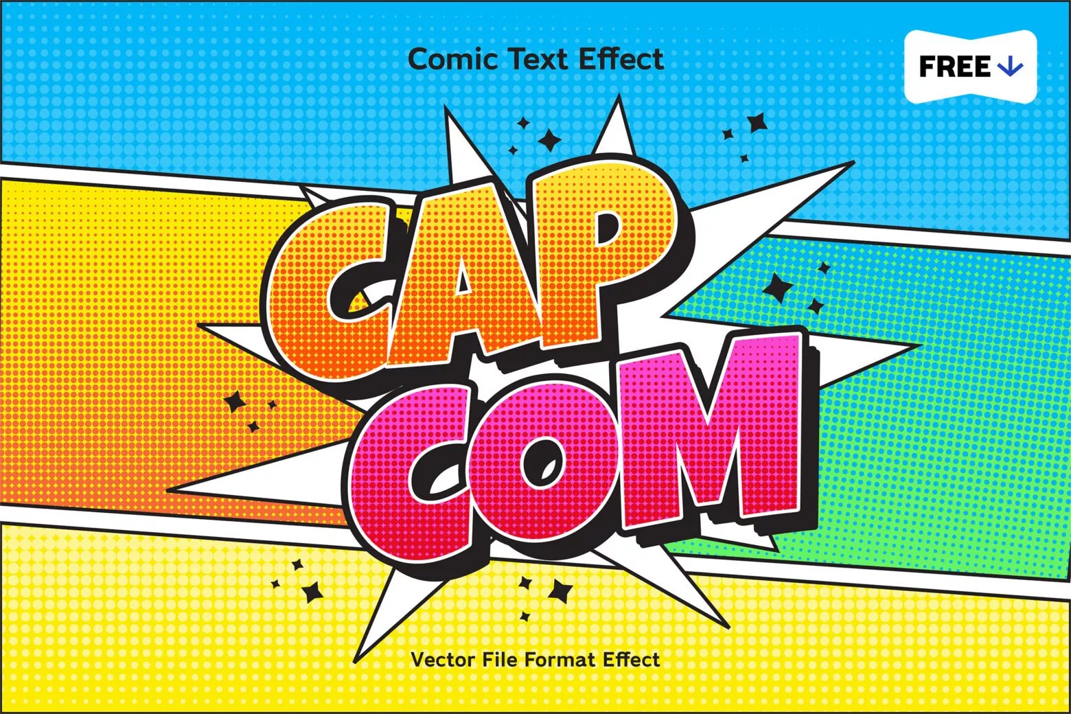 Comic Text Effect Vector Vol. 1